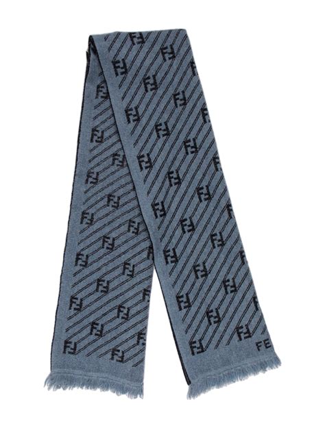 wool fendi scarf|Fendi zucchino scarf.